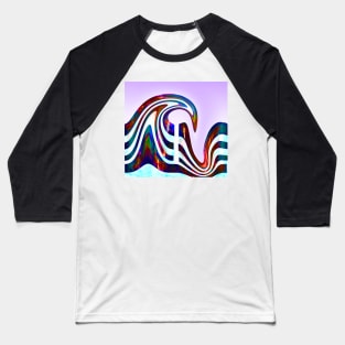 Rainbow spiral Baseball T-Shirt